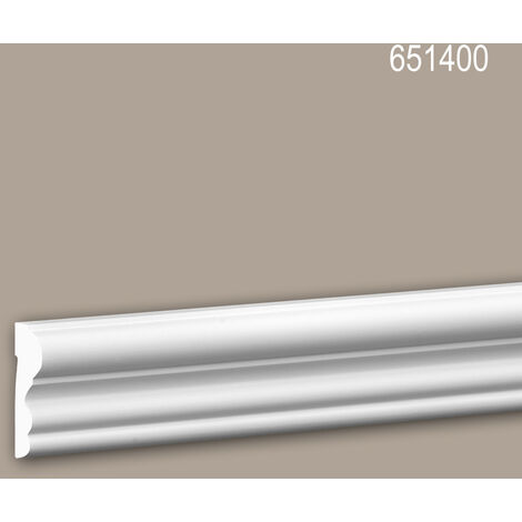 Cornice Parete 651400 Profhome modanatura tipo stucco fregio design classico senza tempo bianco 2 m