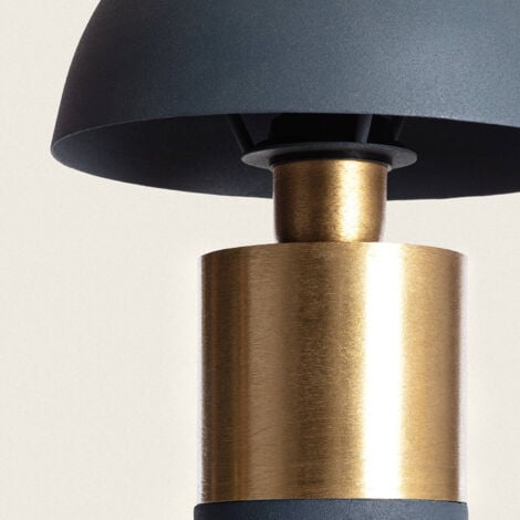 Lampada da Tavolo Metallo Lis Azzurro Marino