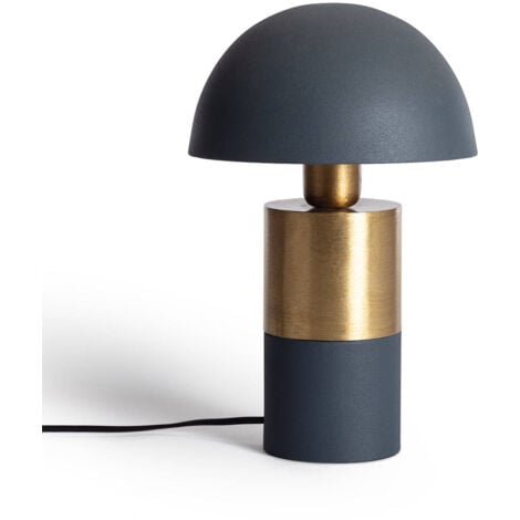 Lampada da Tavolo Metallo Lis Azzurro Marino