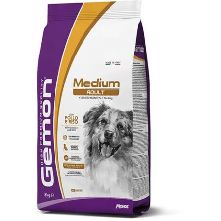 Gemon per Cani Adult Medium con Pollo e Riso da 3 Kg