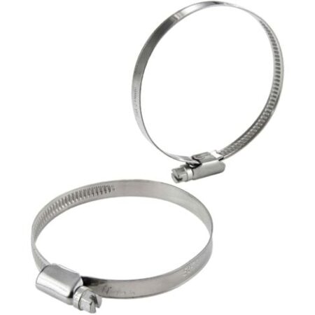 Collare in acciaio inox 50 a 70 mm 2pcs
