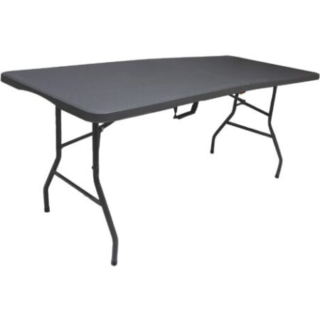 Tavolo pieghevole rettangolare grigio239 x 74 x 74 cm