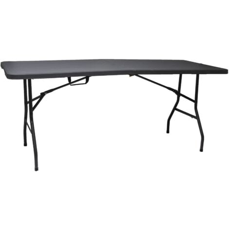 Tavolo pieghevole rettangolare grigio239 x 74 x 74 cm