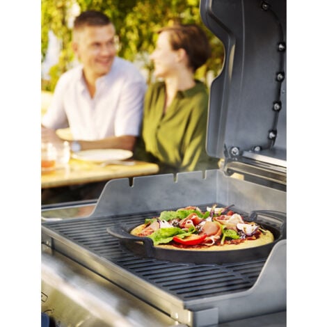 Weber Piastra 7421 in Ghisa Nera per Gourmet BBQ System - Accessorio Barbecue
