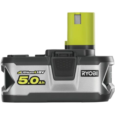 Confezione 2 batterie RYOBI 18V OnePlus 5,0 Ah LithiumPlus - 1 caricabatterie ultra veloce 5,0 Ah RC18150-250-250