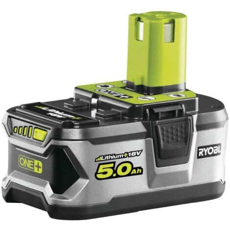 Confezione 2 batterie RYOBI 18V OnePlus 5,0 Ah LithiumPlus - 1 caricabatterie ultra veloce 5,0 Ah RC18150-250-250