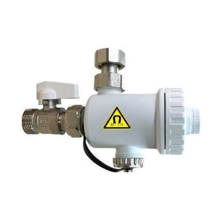 DEFANGATORE MAGNETICO SOTTO CALDAIA BIANCO Misura: 3/4"