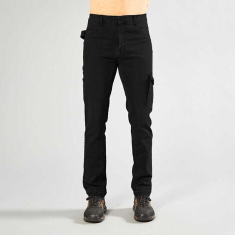 Jeans da Lavoro Slim-Fit Smart Jam Black Carbon U-POWER - Taglia XL