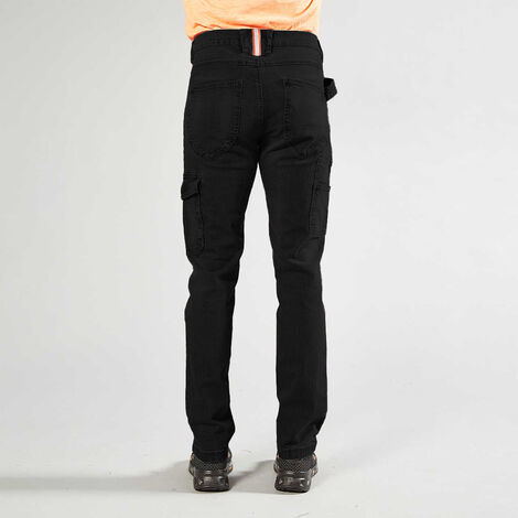 Jeans da Lavoro Slim-Fit Smart Jam Black Carbon U-POWER - Taglia XL