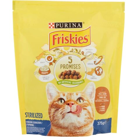 FRISKIES CROCCHETTE PER GATTI STERILIZZATI 375 GR TACCHINO POLLO E VERDURE