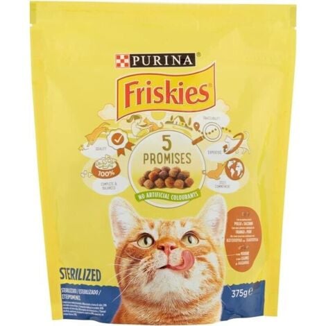 FRISKIES CROCCHETTE PER GATTI STERILIZZATI 375 GR TACCHINO POLLO E VERDURE