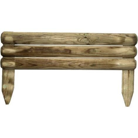 RECINZIONE LEGNO IMPREGN. "ORIZZONTALE" 55X5X15/30HCM PAPILLON