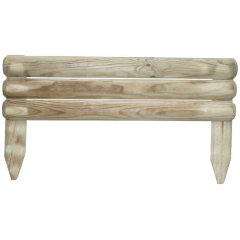 RECINZIONE LEGNO IMPREGN. "ORIZZONTALE" 55X5X15/30HCM PAPILLON