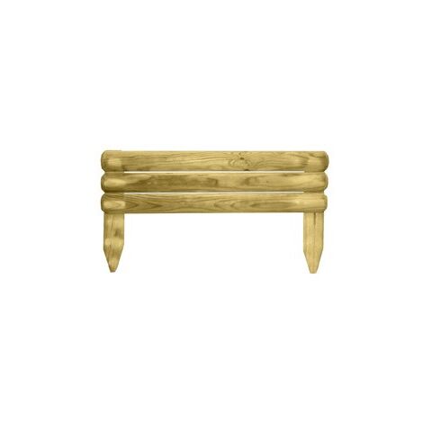 RECINZIONE LEGNO IMPREGN. "ORIZZONTALE" 55X5X15/30HCM PAPILLON
