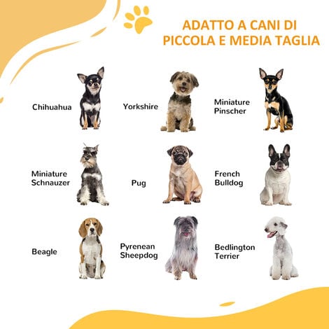 PawHut Cancelletto per Cani Estensibile 74-80x76cm a Chiusura Automatica Bianco