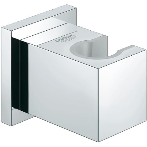 Grohe 27693000 Euphoria Cube Supporto a Muro per Manopola Doccia, Cromo