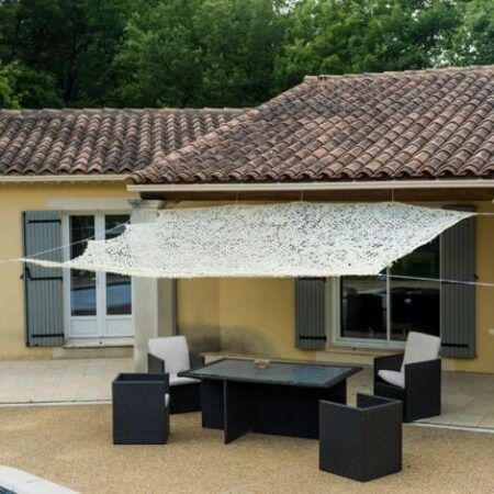 Telo ombreggiante forato beige 120 g/m2 WERKA PRO2 x 3m