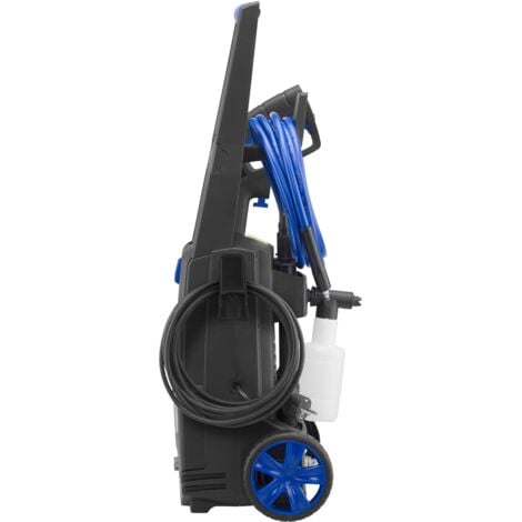 AR Blue Clean Idropulitrice e-1600P, ad Alta Pressione, ad Acqua Fredda, per Auto ed Esterni Casa, con Lavapavimenti e Spazzola Fissa, di Annovi Reverberi (1600 W, 125 bar, 420 l/h)