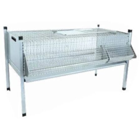 Gabbia pulcini e quaglie 100119 Ropet 15 quaglie 4kg 99x47x50 cm sovrapponibile