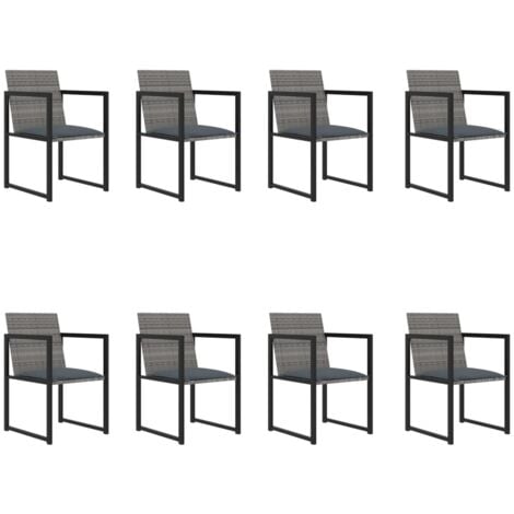 Furniture Limited - Set da Pranzo da Esterno 9 pz con Cuscini in