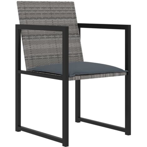 Furniture Limited - Set da Pranzo da Esterno 9 pz con Cuscini in