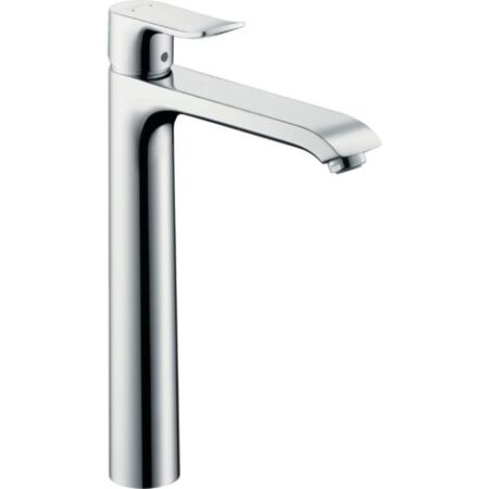 HANSGROHE Miscelatore per lavabo alto 260 per lavabo freestanding, con asta di comando e scarico a scomparsa cromato Metris
