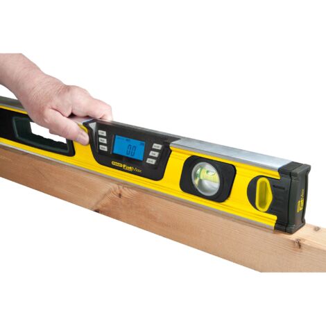 Livella digitale - 60 cm - 2 fiale - Display LCD con retroilluminazione - FATMAX - STANLEY, 0-42-065