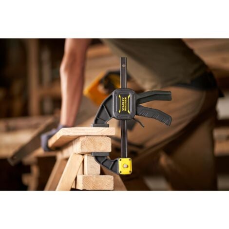 STANLEY - FATMAX Morsetto a L per carichi pesanti - FMHT0-83234 - Larghezza di serraggio 150 mm - Distanza 175-330 mm