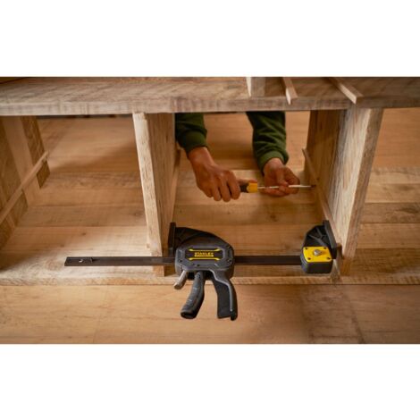 STANLEY - FATMAX Morsetto a L per carichi pesanti - FMHT0-83234 - Larghezza di serraggio 150 mm - Distanza 175-330 mm
