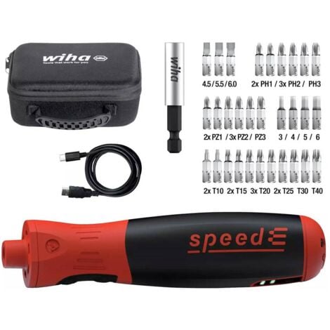 Wiha speedE® PocketDrive 45791 Avvitatore a batteria assiale 3.7 V Li-Ion incl. batteria ricaricabile