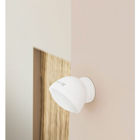 EZVIZ T1C Sensore di Movimento Umano a Infrarossi PIR, Regolabile a 360° per Allarme, Wireless, Richiede Hub A3, Connessione Zigbee
