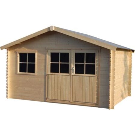 casetta in legno da giardino decor et jardin "flodalien" in abete bianco nordico 419x302x244 cm