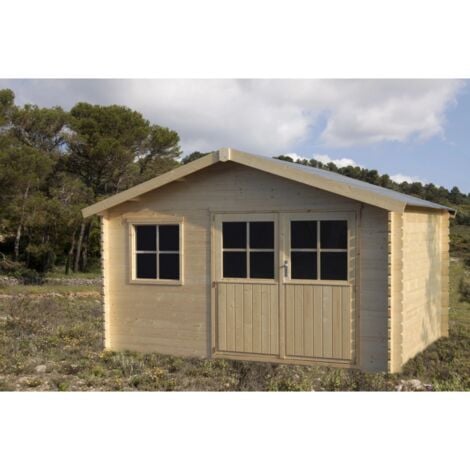 casetta in legno da giardino decor et jardin "flodalien" in abete bianco nordico 419x302x244 cm