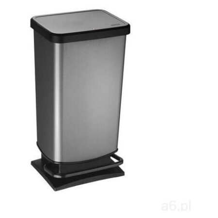 PATTUMIERA PASO CON APERTURA A PEDALE DA 40LT CARBON