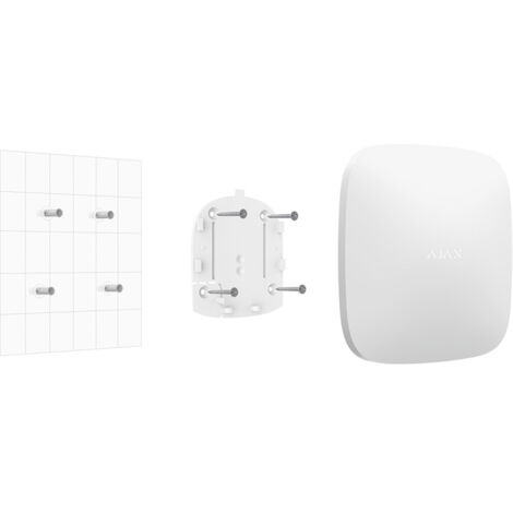 AJAX centrale di allarme Hub 2 GPRS ASP con supporto di foto-verifica degli allarmi (2xSIM 2G, Ethernet) LAN 868MHZ