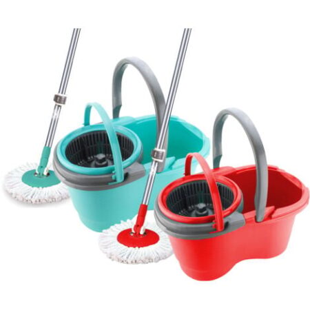 MAURY'S WHEEL MOP MOCIO ROTANTE CON SECCHIO STRIZZATORE 360° E MANICO