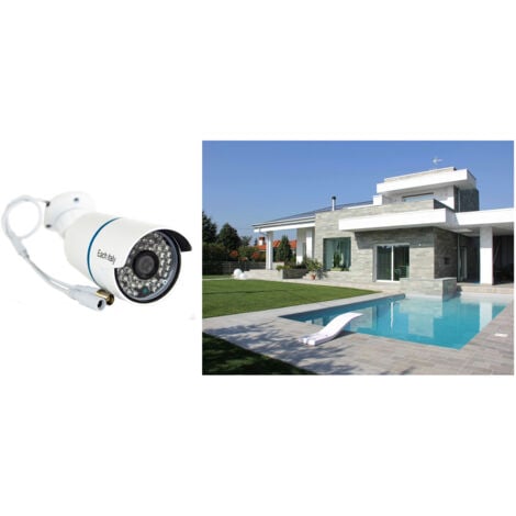 Telecamera Videosorveglianza AHD Sicurezza Esterno 48 Led Ir 3.0mp 6mm 1080p