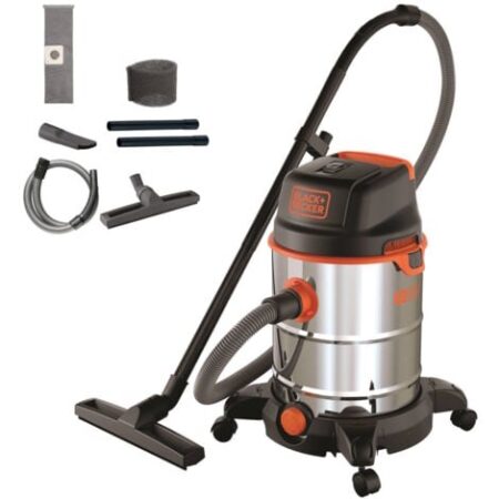 BLACK+DECKER Aspiratore Solidi e Liquidi BXVC30XDE (1600 W, 30 l)