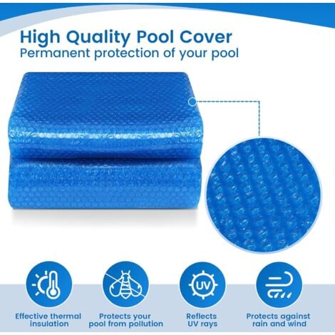 WOLTU Telo Copertura per Piscine Fuori Terra 300x200cm, Blu