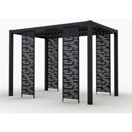 Persiana bioclimatica Windsor Line 52 x 204 cm - Grigio scuro