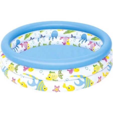 BESTWAY PISCINETTA PER BAMBINI 3 ANELLI 102X25 CM CORAL 2 ANNI+ FANTASIA PESCIOLINI