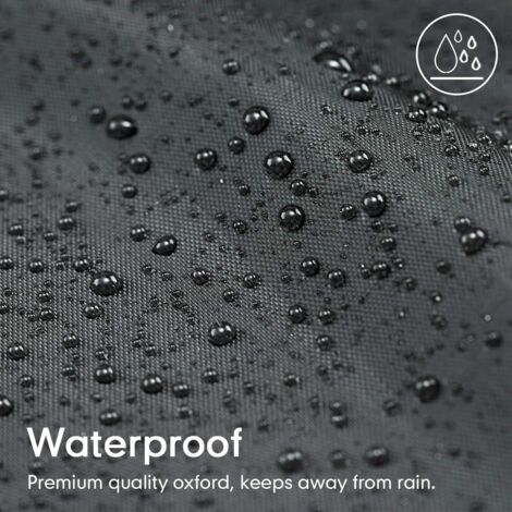 Copertura per barbecue, copertura in tela cerata Oxford 210D resistente Protezione per barbecue Copertura per griglia anti-UV/Anti-acqua/Anti-umidità (145  61  117 cm) -RAPANDA