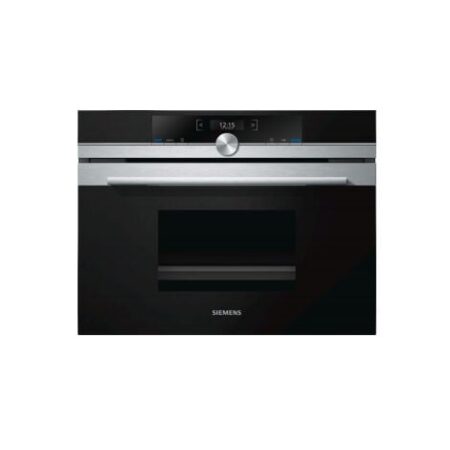 Siemens iQ700 CD634GAS0. Dimensione del forno: Piccola, Capacità interna forno totale: 38 L. Colore del prodotto: Nero, Acciaio inox, Tipo di controllo: Pulsanti, Manopola, Touch, Posizione di cont...