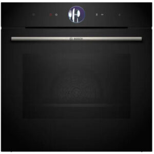 Bosch Serie 8 HRG7361B1. Dimensione del forno: Media, Tipo di forno: Forno elettrico, Capacità interna forno totale: 71 L. Posizionamento dell’apparecchio: Da incasso, Colore del prodotto: Nero, Ti…