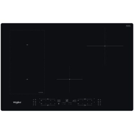 Whirlpool Piano Cottura Induzione WL B2977 NE. Colore del prodotto: Nero, Posizionamento dell'apparecchio: Da incasso, Dimensione della larghezza del piano cottura: 77 cm... - 869991580870 - WLB2977NE