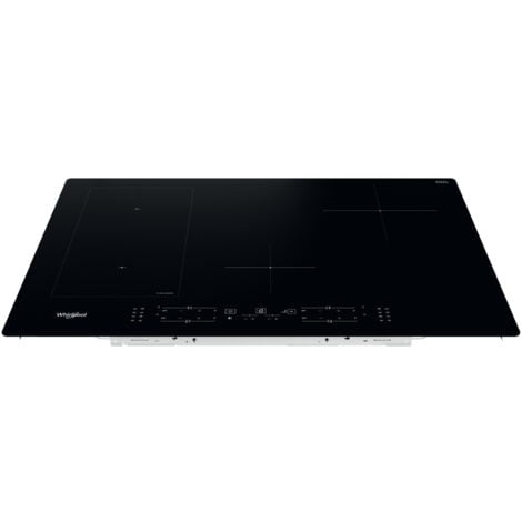 Whirlpool Piano Cottura Induzione WL B2977 NE. Colore del prodotto: Nero, Posizionamento dell'apparecchio: Da incasso, Dimensione della larghezza del piano cottura: 77 cm... - 869991580870 - WLB2977NE