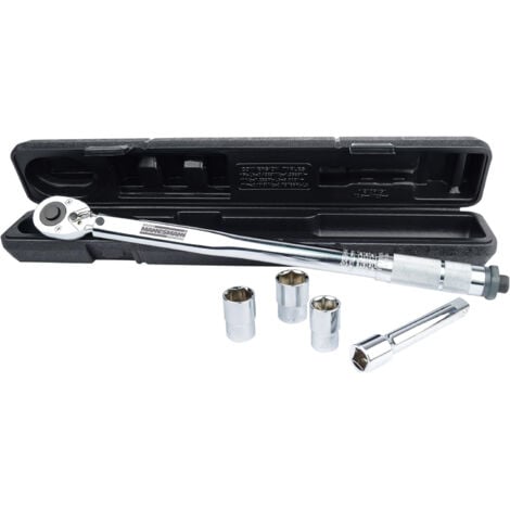 Chiave dinamometrica 1/2 Chiave rotante con 3 punte 17-19-21mm 28-210nm e scatola