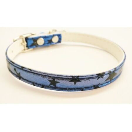 Collare per gatti con stelle blu con campanello  Offerta esclusiva