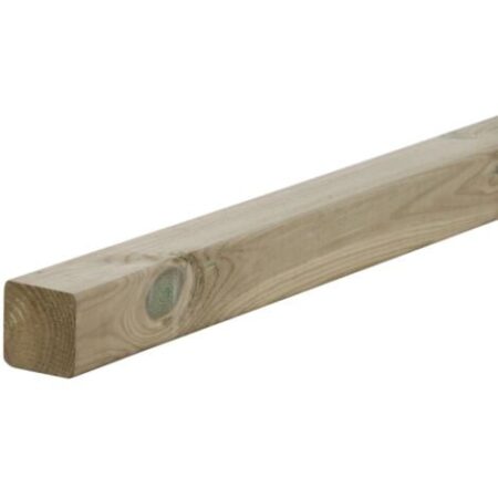 Pircher Palo in Pino Impregnato - Naturale - 45x45x2000 mm