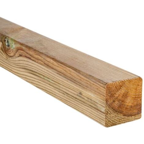 Pircher Palo in Pino Impregnato - Naturale - 45x45x2000 mm